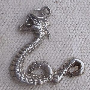 Sterling Silver Sea Dragon Pendant unisex